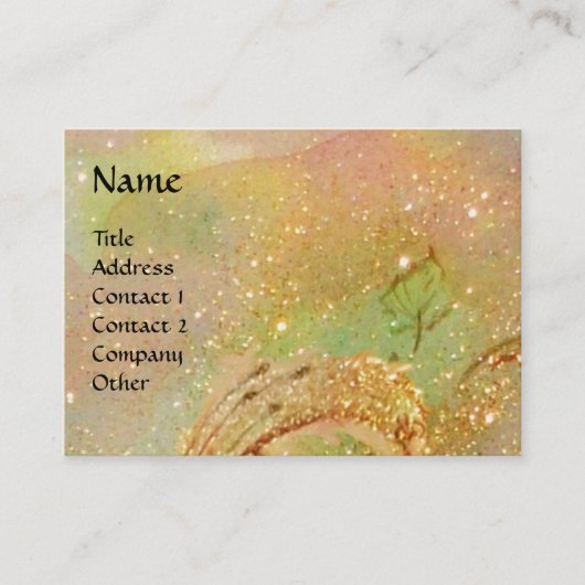 CARTE DE VISITE JARDIN DES OMBRES PERDUES - MONOGRAM (Devant)