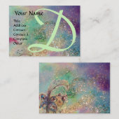 CARTE DE VISITE JARDIN DES OMBRES PERDUES - MONOGRAM (Devant / Derrière)