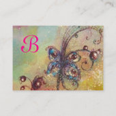 CARTE DE VISITE JARDIN DES OMBRES PERDUES MONOGRAMME À BÂTON (Dos)