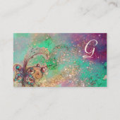 CARTE DE VISITE JARDIN DES OMBRES PERDUES MONOGRAMME À BÂTON (Dos)