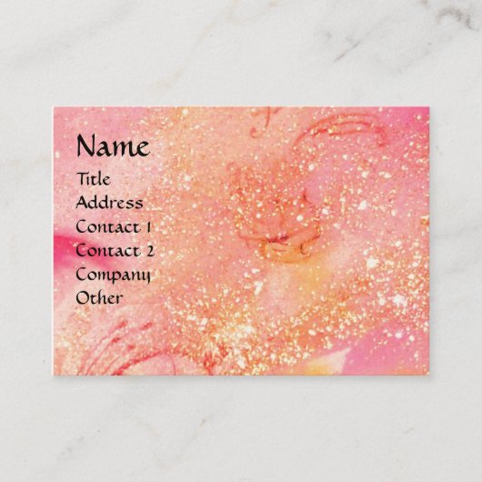 CARTE DE VISITE JARDIN DES OMBRES PERDUES MONOGRAMME À BÂTON (Devant)