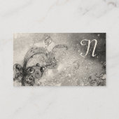 CARTE DE VISITE JARDIN DES OMBRES PERDUES MONOGRAMME À BÂTON (Dos)