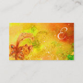 CARTE DE VISITE JARDIN DES OMBRES PERDUES MONOGRAMME À BÂTON (Dos)