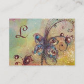 CARTE DE VISITE JARDIN DES OMBRES PERDUES MONOGRAMME À BÂTON (Dos)