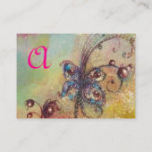 CARTE DE VISITE JARDIN DES OMBRES PERDUES MONOGRAMME À BÂTON (Dos)