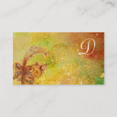 CARTE DE VISITE JARDIN DES OMBRES PERDUES MONOGRAMME À BÂTON (Dos)