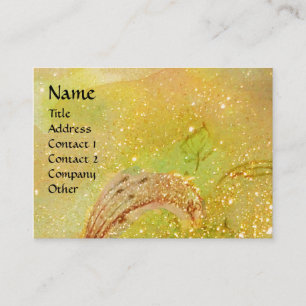 CARTE DE VISITE JARDIN DES OMBRES PERDUES MONOGRAMME À BÂTON