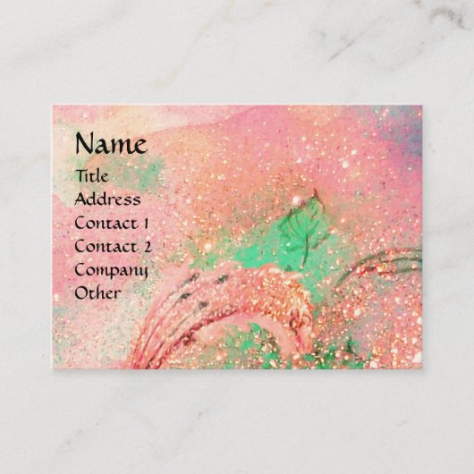 CARTE DE VISITE JARDIN DES OMBRES PERDUES MONOGRAMME À BÂTON (Devant)