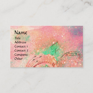 CARTE DE VISITE JARDIN DES OMBRES PERDUES MONOGRAMME À BÂTON