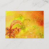 CARTE DE VISITE JARDIN DES OMBRES PERDUES - MONOGRAMME DE BUTTERFL (Dos)