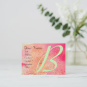 CARTE DE VISITE JARDIN DES OMBRES PERDUES - MONOGRAMME DE BUTTERFL (Debout devant)