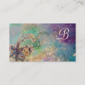 CARTE DE VISITE JARDIN DES OMBRES PERDUES MONOGRAMME DE BUTTERFLY  (Dos)