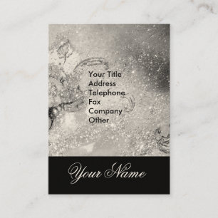 CARTE DE VISITE JARDIN DES OMBRES PERDUES -MONOGRAMME DE POUSSIÈRE