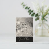 CARTE DE VISITE JARDIN DES OMBRES PERDUES -MONOGRAMME DE POUSSIÈRE (Debout devant)