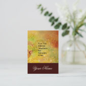 CARTE DE VISITE JARDIN DES OMBRES PERDUES -MONOGRAMME DE POUSSIÈRE (Debout devant)