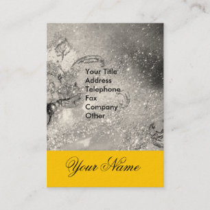 CARTE DE VISITE JARDIN DES OMBRES PERDUES -MONOGRAMME DE POUSSIÈRE