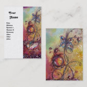 Carte De Visite JARDIN DES OMBRES PERDUES Pearl Blanche (Devant / Derrière)