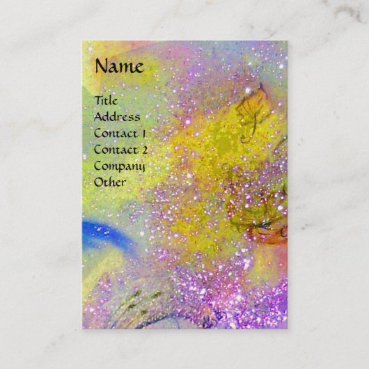 CARTE DE VISITE JARDIN DES OMBRES PERDUES - PLANTE BUTTERFLY (Devant)