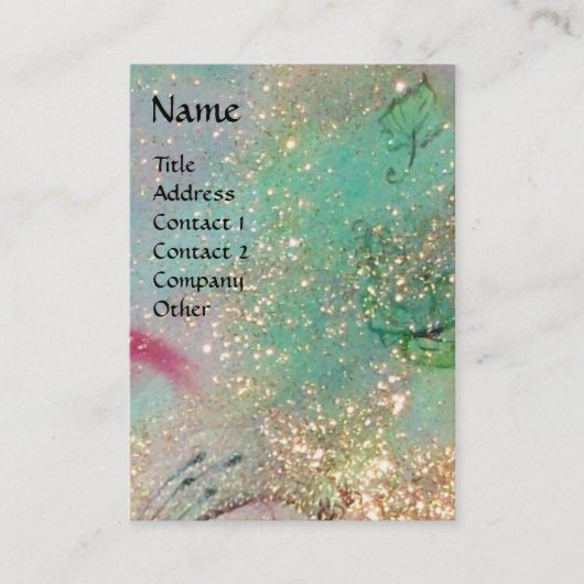 CARTE DE VISITE JARDIN DES OMBRES PERDUES - PLANTE BUTTERFLY (Devant)