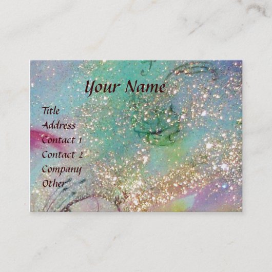 CARTE DE VISITE JARDIN DES OMBRES PERDUES - PLANTE MAGIQUE DE BOUT (Devant)