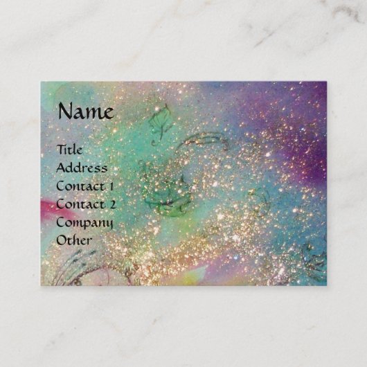 CARTE DE VISITE JARDIN DES OMBRES PERDUES - PLANTE MAGIQUE DE BOUT (Devant)