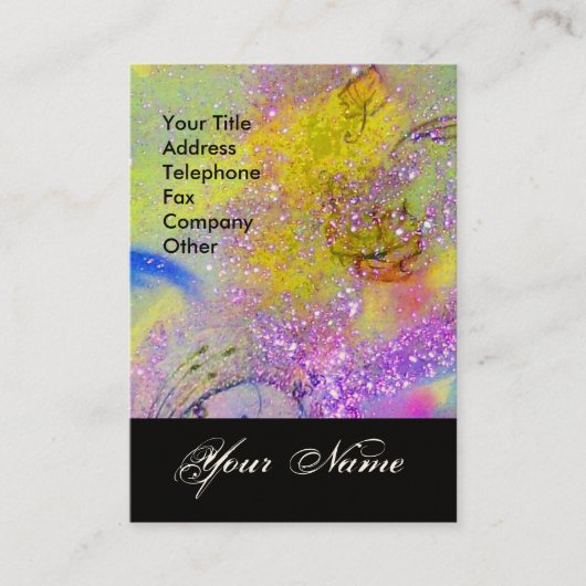 CARTE DE VISITE JARDIN DES OMBRES PERDUES STAR DUST MONOGRAM 1 (Devant)