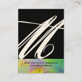 CARTE DE VISITE JARDIN DES OMBRES PERDUES STAR DUST MONOGRAM 1 (Dos)