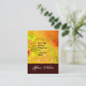 CARTE DE VISITE JARDIN DES OMBRES PERDUES STAR DUST MONOGRAM 1 (Debout devant)