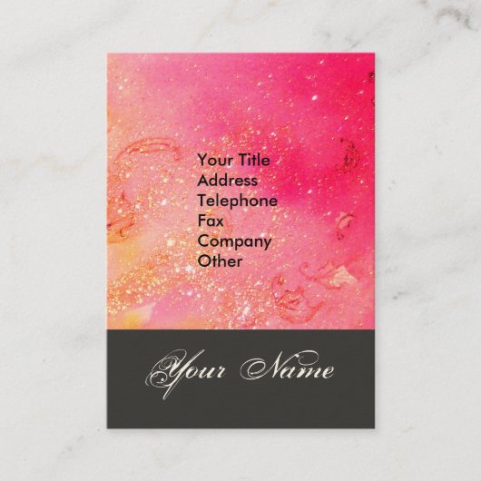 CARTE DE VISITE JARDIN DES OMBRES PERDUES STAR DUST MONOGRAM 1 (Devant)