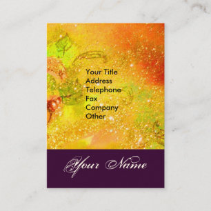 CARTE DE VISITE JARDIN DES OMBRES PERDUES STAR DUST MONOGRAM 1