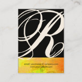 CARTE DE VISITE JARDIN DES OMBRES PERDUES STAR DUST MONOGRAM 1 (Dos)