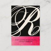 CARTE DE VISITE JARDIN DES OMBRES PERDUES STAR DUST MONOGRAM 1 (Dos)