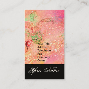 CARTE DE VISITE JARDIN DES OMBRES PERDUES STAR DUST MONOGRAM 1