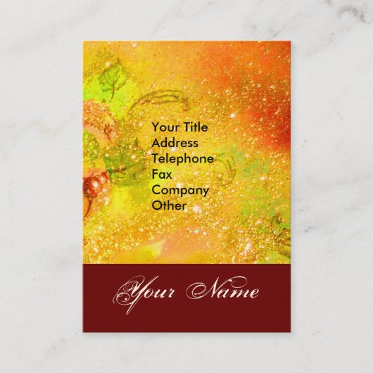 CARTE DE VISITE JARDIN DES OMBRES PERDUES STAR DUST MONOGRAM 1 (Devant)