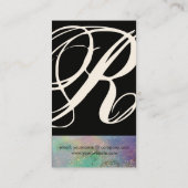 CARTE DE VISITE JARDIN DES OMBRES PERDUES STAR DUST MONOGRAM 1 (Dos)