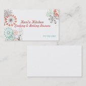 Carte De Visite Jardin des ustensiles (Devant / Derrière)