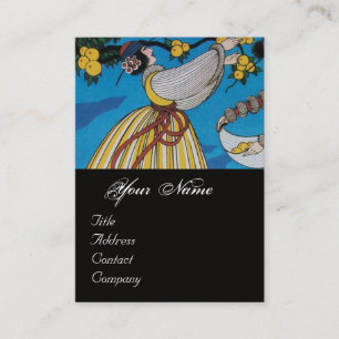 CARTE DE VISITE JARDIN D'ÉTÉ / BEAUTÉ MODE CONCEPTEUR DE COSTUMES