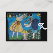 CARTE DE VISITE JARDIN D'ÉTÉ / BEAUTÉ MODE COSTUME DESIGNER (Dos)