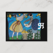 CARTE DE VISITE JARDIN D'ÉTÉ / BEAUTÉ MODE COSTUME DESIGNER (Dos)