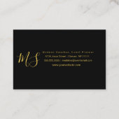 Carte De Visite Jardin du concepteur de tournesols 3D (Dos)