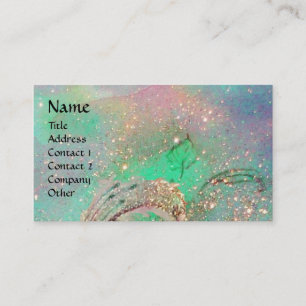 CARTE DE VISITE JARDIN DU MONOGRAMME PERDU DE PAPILLON D'OMBRES