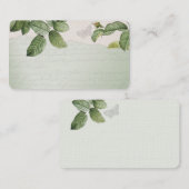 Carte de visite Jardin et Éphémère (Devant / Derrière)
