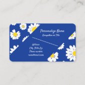 Carte De Visite Jardin Fleur Retro Daisy Thème Floral (Devant)