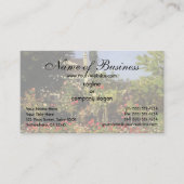 Carte De Visite Jardin fleuri à Sainte-Adresse par Claude Monet (Devant)