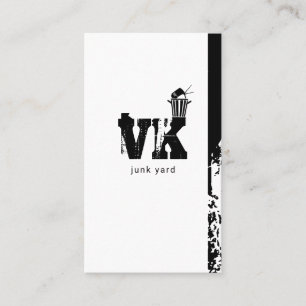 Carte De Visite Jardin, Métal De Rebut, Recyclage