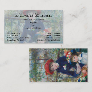Carte De Visite Jardin paysager des sœurs Renoir Cottagecore