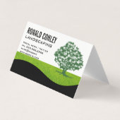 Carte De Visite Jardin paysager | Logo de l'arbre (Devant)