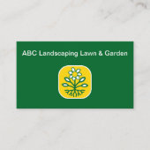 Carte De Visite Jardin paysager moderne (Devant)