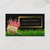 Carte De Visite Jardin professionnel moderne Ajouter votre texte (Devant)