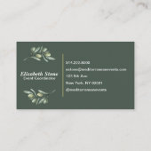 Carte De Visite Jardin toscan (Dos)